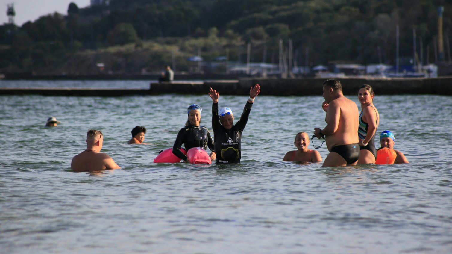 Oceanman-2019: прошла первая открытая тренировка водных соревнований (фото) «фото»