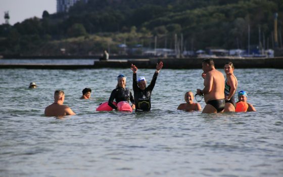 Oceanman-2019: прошла первая открытая тренировка водных соревнований (фото) «фото»