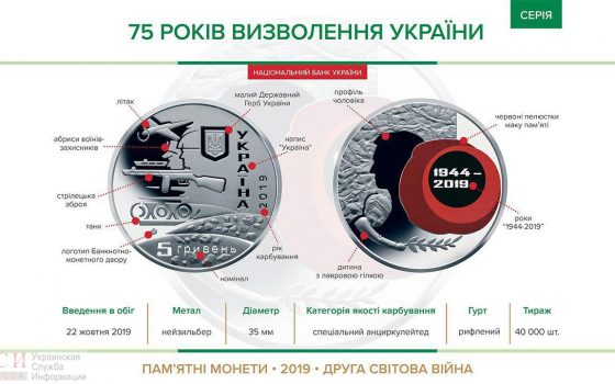 Нацбанк выпускает монету в честь годовщины освобождения Украины: на ней будут красноармеец и боец УПА usionline.com Нацбанк выпускает монету в честь годовщины освобождения Украины: на ней будут красноармеец и боец УПА «фото»