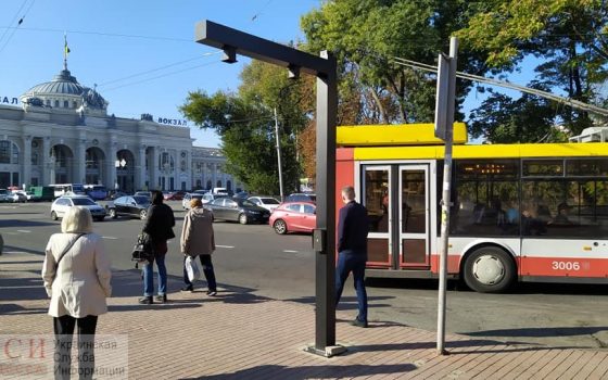 В Одессе демонтировали новое табло для троллейбусов из-за технических проблем «фото»