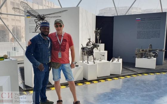 Одессит представил свои работы на международном scrap art-фестивале в Катаре (фото, видео) «фото»