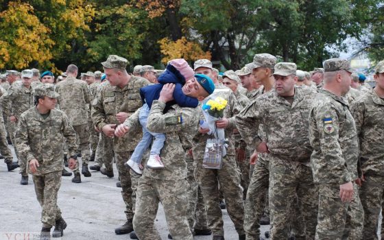 Болградские морпехи вернулись с фронта (фото) «фото»
