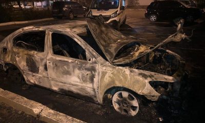 Неизвестные сожгли автомобиль главы Одесской таможни (фото, видео) «фото»
