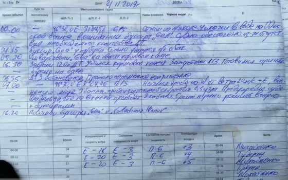 “Улики просто плавали в затопленной капитанской рубке”, – одессит нашел бортовой журнал арестованного танкера «фото»