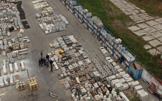 Индустриальная Одесса: крупнейший строительный завод с высоты птичьего полета (фото, видео) «фото»
