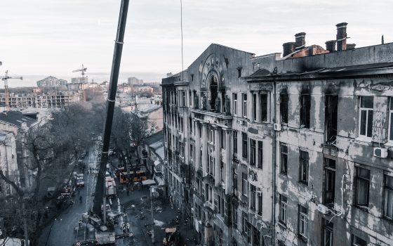 В Одессе часть Троицкой снова перекрыта: ведутся следственные действия «фото»