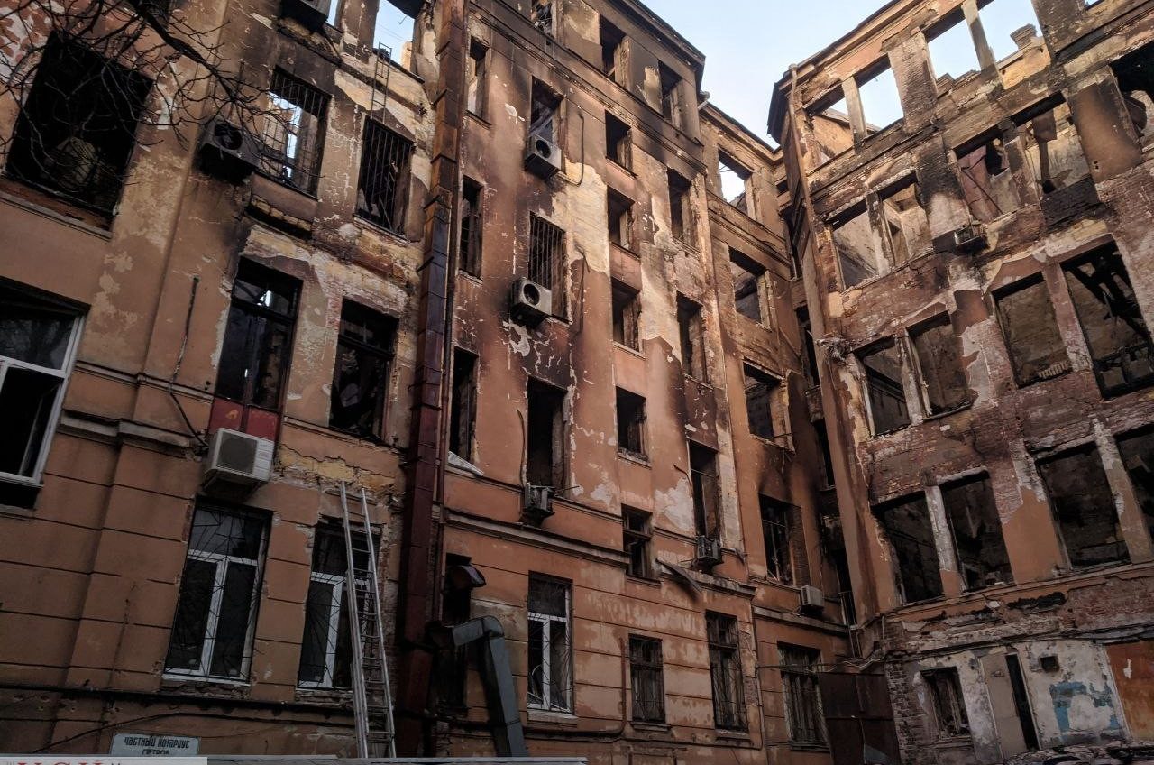 Здание колледжа на Троицкой после трагического пожара планируют законсервировать: его еще можно восстановить «фото»