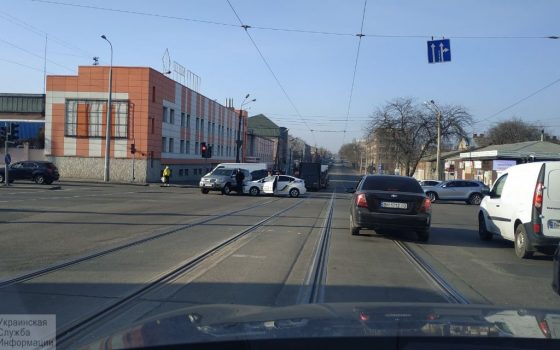 На Балковской патрульная машина попала в ДТП «фото»