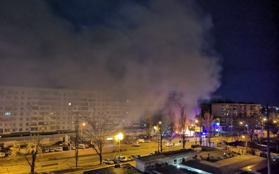 Под утро в Одессе полностью выгорело кафе (фото) ОБНОВЛЕНО «фото»
