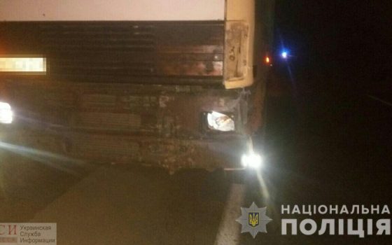 В Одесской области фура насмерть сбила пенсионера на обочине «фото»