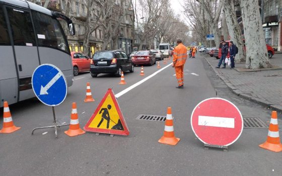 В Одессе на краску для дорожной разметки потратят 3 миллиона «фото»