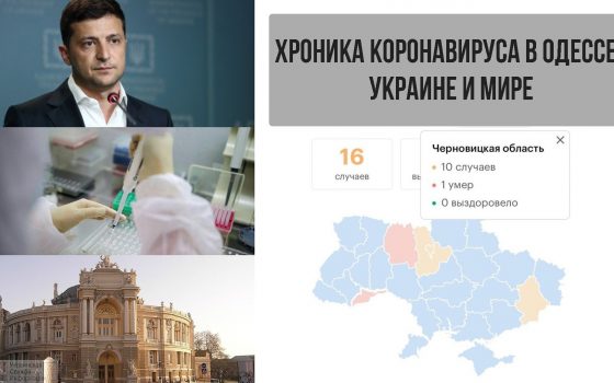Хроника коронавируса: седьмой день карантина в Украине, события в мире ОБНОВЛЯЕТСЯ «фото»