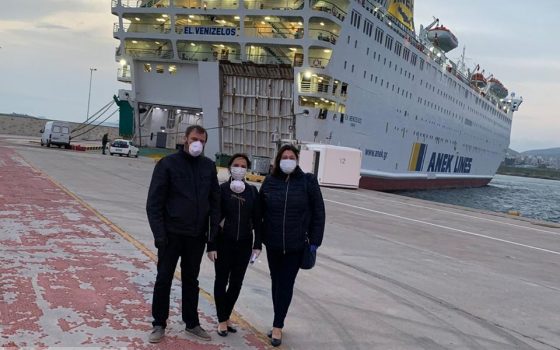 В Украину возвращаются моряки с судна, на котором обнаружили коронавирус (фото) usionline.com В Украину возвращаются моряки с судна, на котором обнаружили коронавирус (фото) «фото»