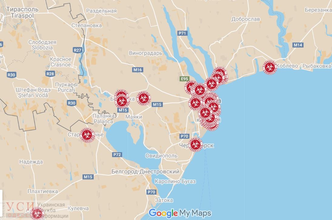 Горячие точки: больше всего заболевших COVID-19 в Одессе – на Таирова, подтягиваются Черемушки (карта) «фото»