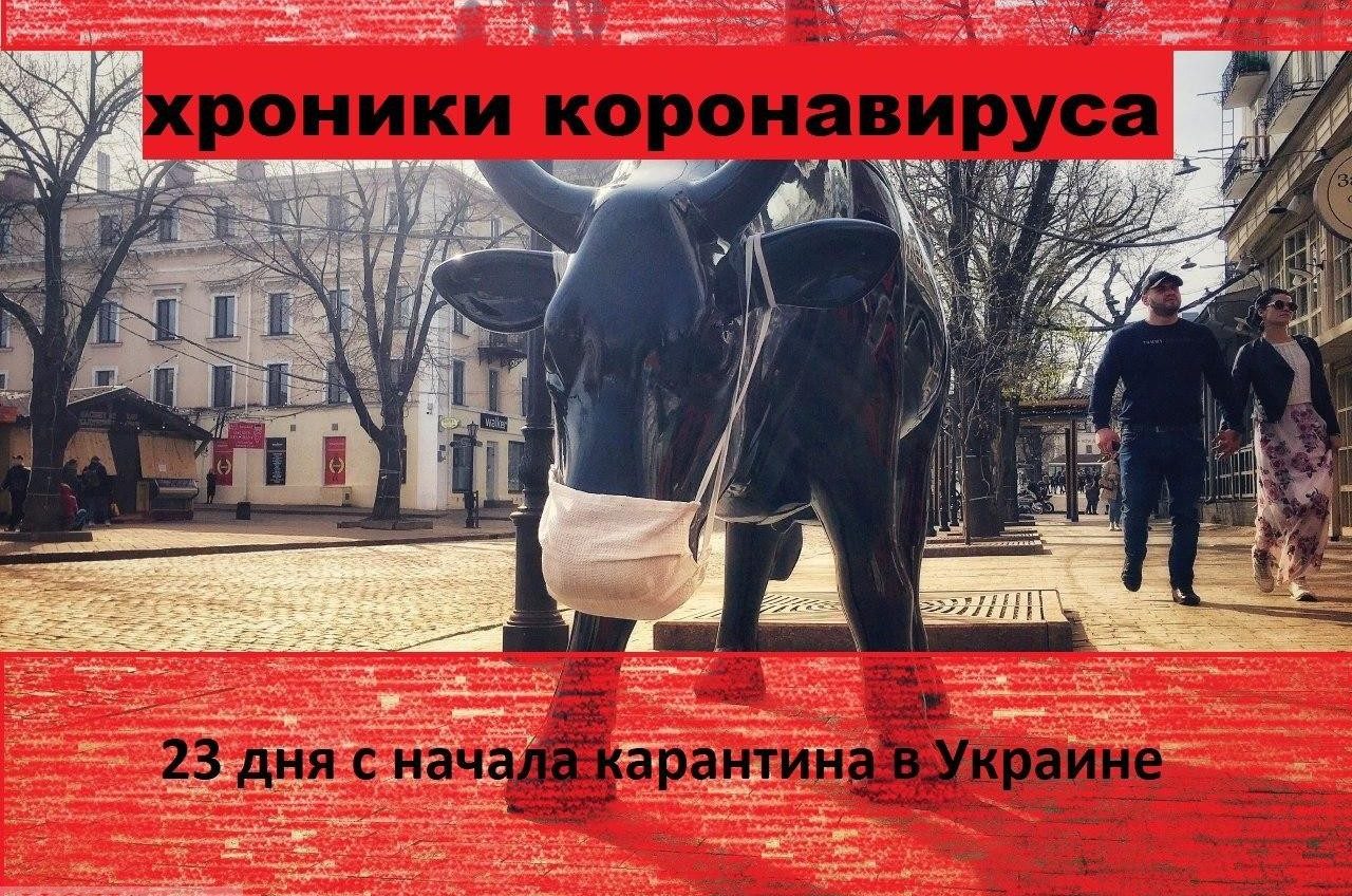 Хроника коронавируса: 23 дня с начала карантина в Украине ОБНОВЛЯЕТСЯ «фото»
