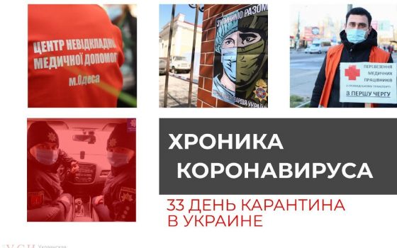 Хроника коронавируса: 33 дня с начала карантина в Украине ОБНОВЛЯЕТСЯ «фото»