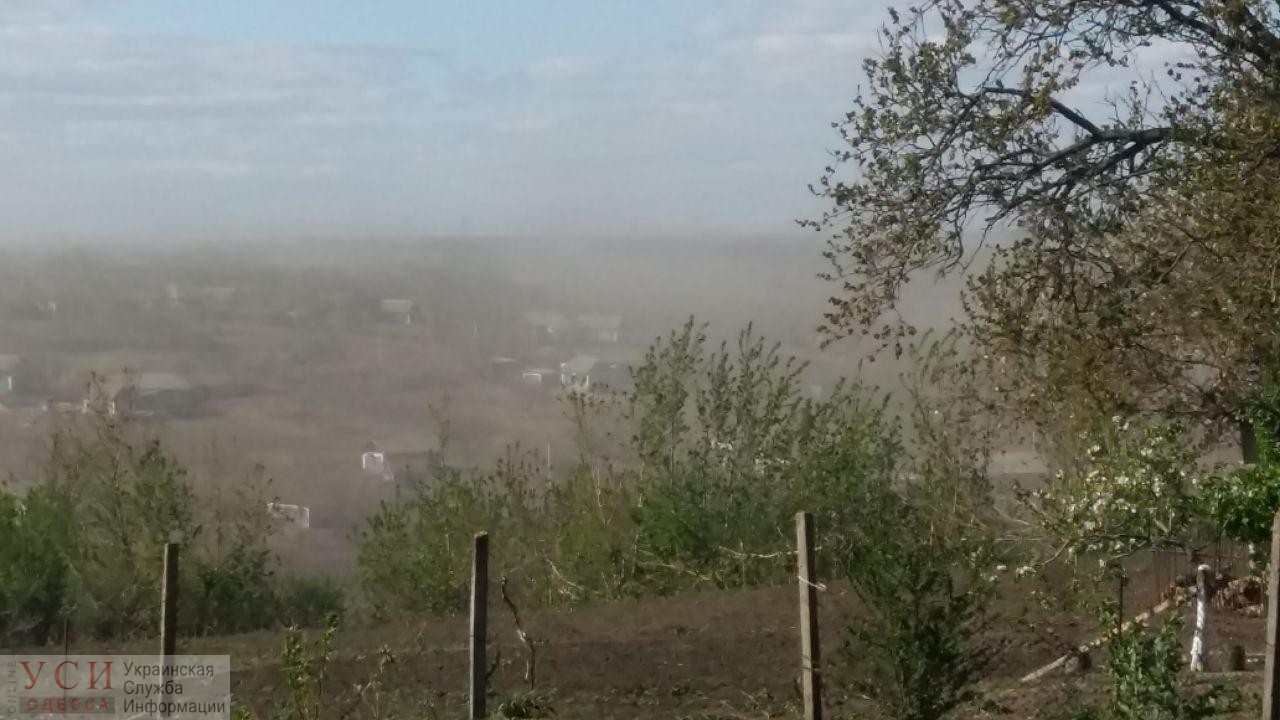 Пылевая буря накрыла север Одесской области (фото, видео) «фото»