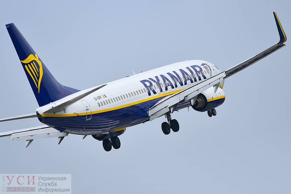 Лоукост Ryanair получил разрешение на рейсы между Одессой и итальянскими городами, но может не успеть их выполнить «фото»