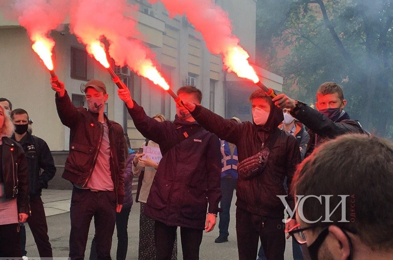 Митинг за справедливость: в Киеве под Министерство внутренних дел вышли на протест в поддержку Хаецкого (фото) «фото»