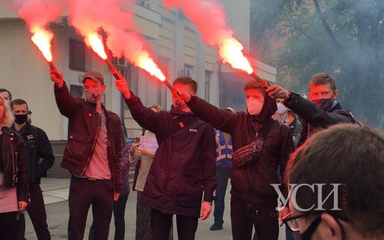 Митинг за справедливость: в Киеве под Министерство внутренних дел вышли на протест в поддержку Хаецкого (фото) «фото»
