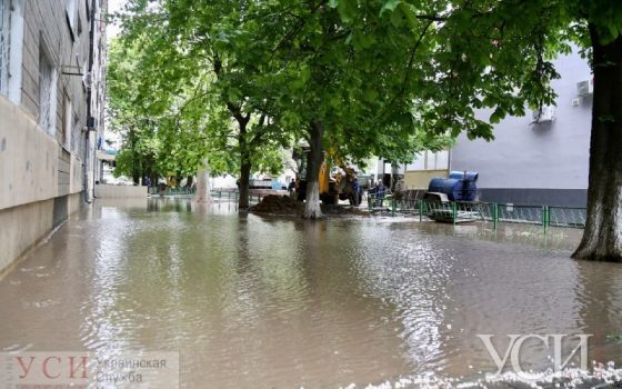 Возле рынка “Черемушки” прорвало водопровод: на Героев Крут отключили воду (фото) «фото»