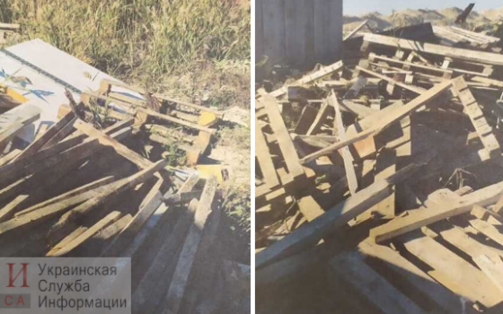 Компании, застраивавшей участок в Тузловских лиманах, грозит штраф за свалку стройматериалов (фото) «фото»