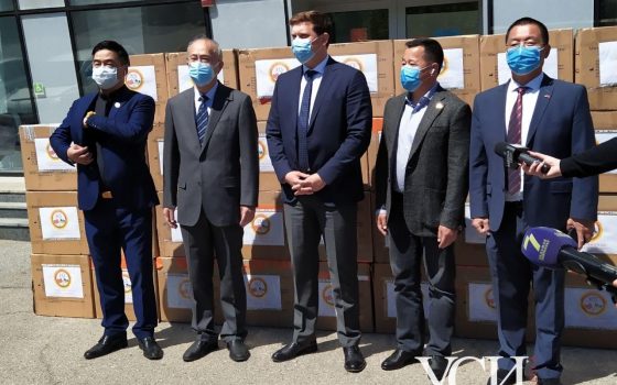 Одесская область получила 90 тысяч медицинских масок от китайских бизнесменов (фото) «фото»