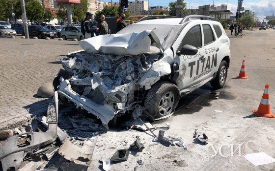 ДТП на поселке Котовского: один автомобиль тушили (фото) ОБНОВЛЕНО «фото»