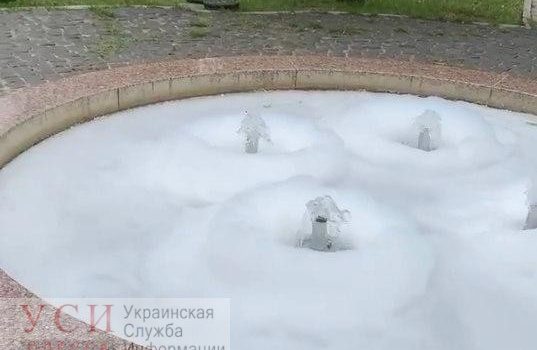 Полиция нашла парня, который залил фонтан моющим средством «фото»