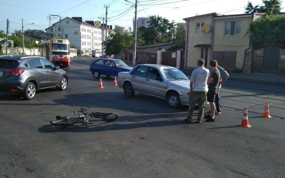 На Фонтане сбили велосипедиста «фото»