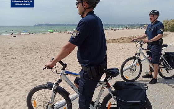 Велопатруль начал работу на улицах Одессы (фото) «фото»