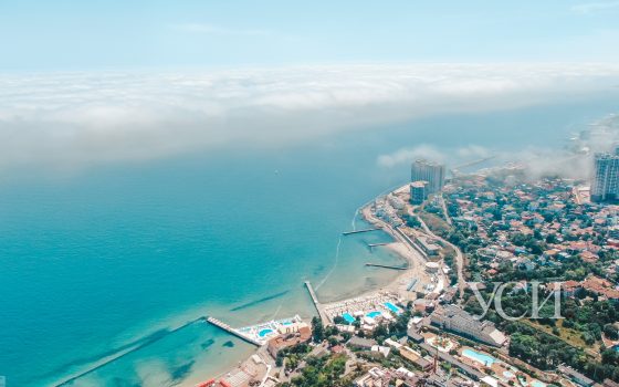 Как в сказке: Одессу окутал густой туман (аэросъемка) «фото»