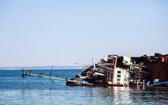 Delfi на пляже: владельцу судна продлили срок поднятия судна до конца июня (документ) «фото»
