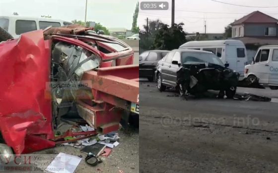 Под Одессой – две пьяных аварии: водители легковушек протаранили фуры (видео) ОБНОВЛЕНО «фото»