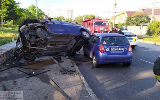 Авария на 9-й станции Фонтана: пострадала пассажирка (фото) ОБНОВЛЕНО «фото»