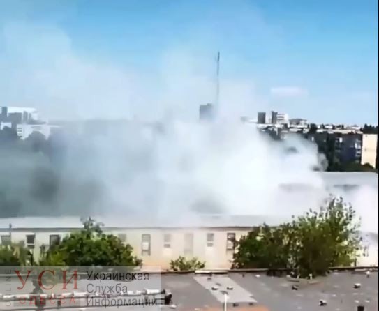 Масштабный пожар на Таирова: горят склады (видео) «фото»