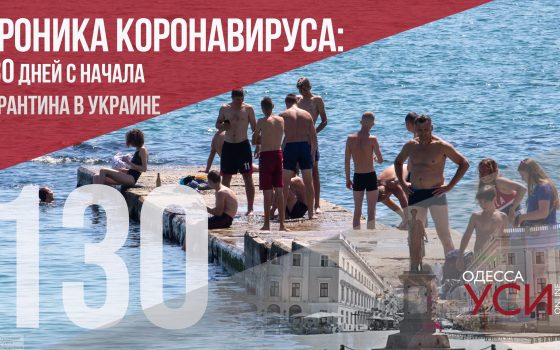 Хроника коронавируса: 130 дней с начала карантина в Украине и Одесской области «фото»