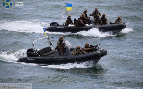 СБУ в ходе учений в Одессе отбивала суда у диверсантов (фото, видео) «фото»