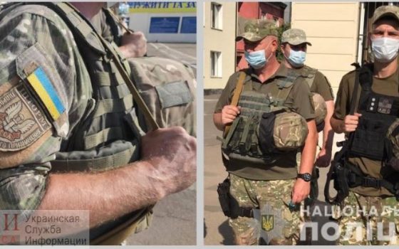 Одесские “штормовцы” отправились в Мариуполь охранять стратегические объекты (фото) «фото»