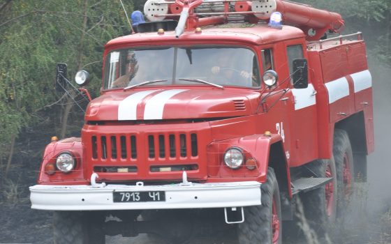 Пожар на свалке чуть не перекинулся на Савранский лес (фото) «фото»