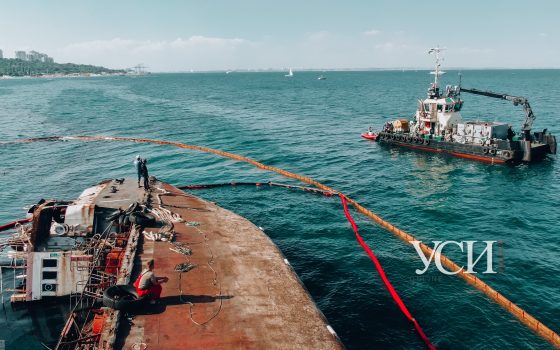 Поднять Delfi не смогли – не хватило троса (аэросъемка) «фото»