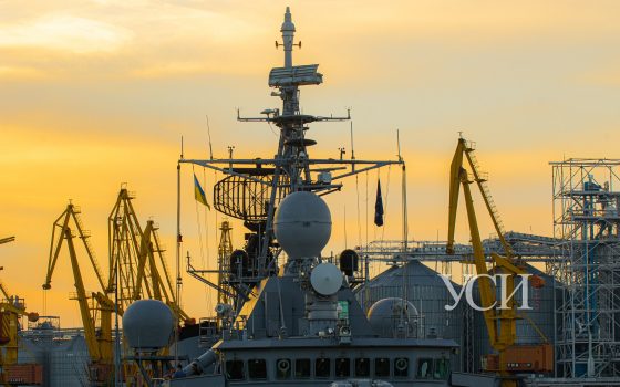 Одесский порт: эскадра НАТО на закате (фоторепортаж) «фото»