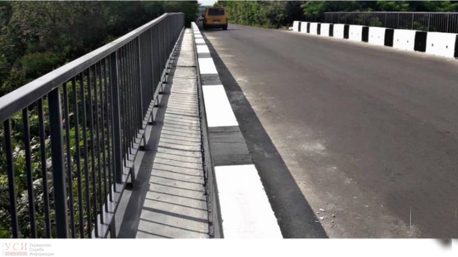 На севере Одесской области отремонтировали мост на международной дороге «фото»