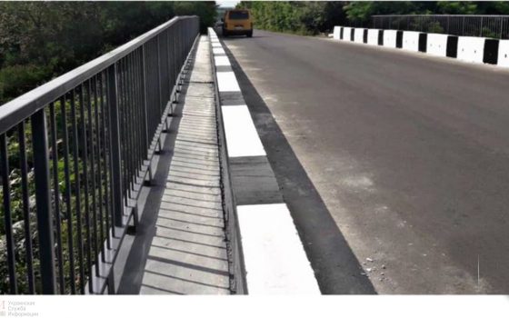 На севере Одесской области отремонтировали мост на международной дороге «фото»