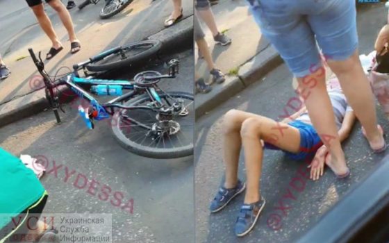 На переходе 7-й станции Фонтана 11-летнего мальчика сбил автобус «фото»