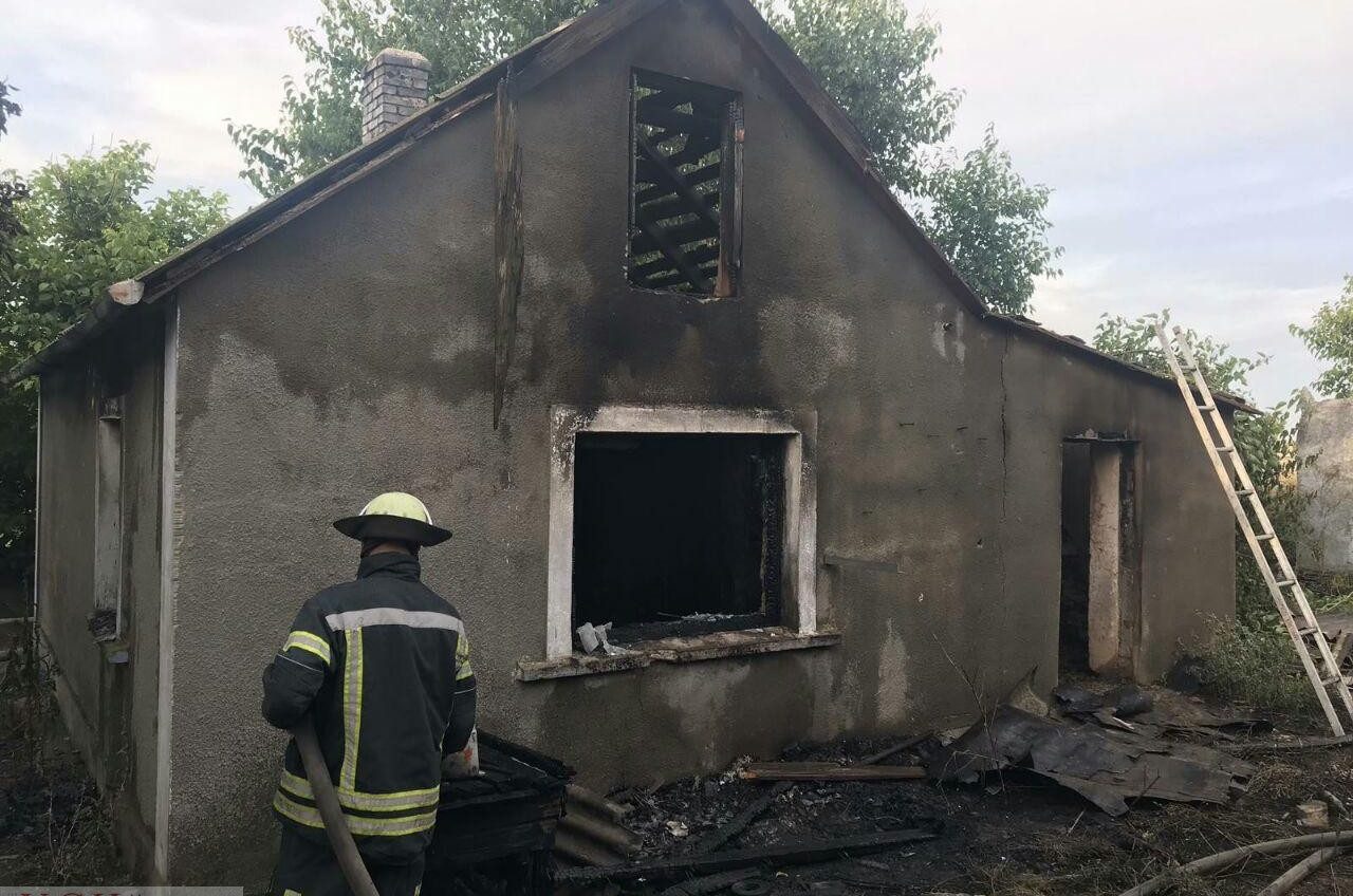 Пожар под Одессой: есть погибший (фото) «фото»
