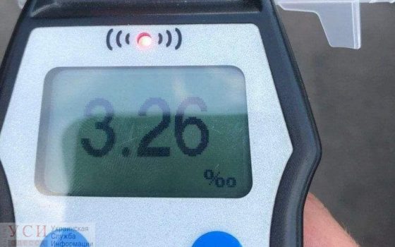 В Одесской области рекорд: пьяный водитель надышал более 3 промилле (видео) «фото»