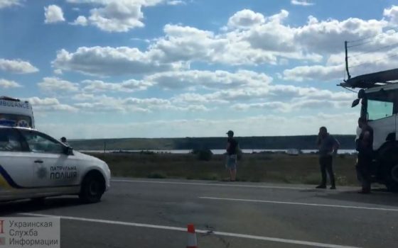 На трассе Одесса-Киев произошла авария – дорога перекрыта (видео) ОБНОВЛЕНО «фото»