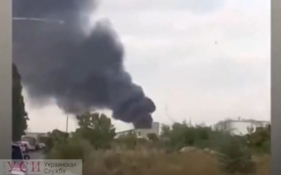 Рядом с Одесским НПС разгорается пожар (видео) «фото»