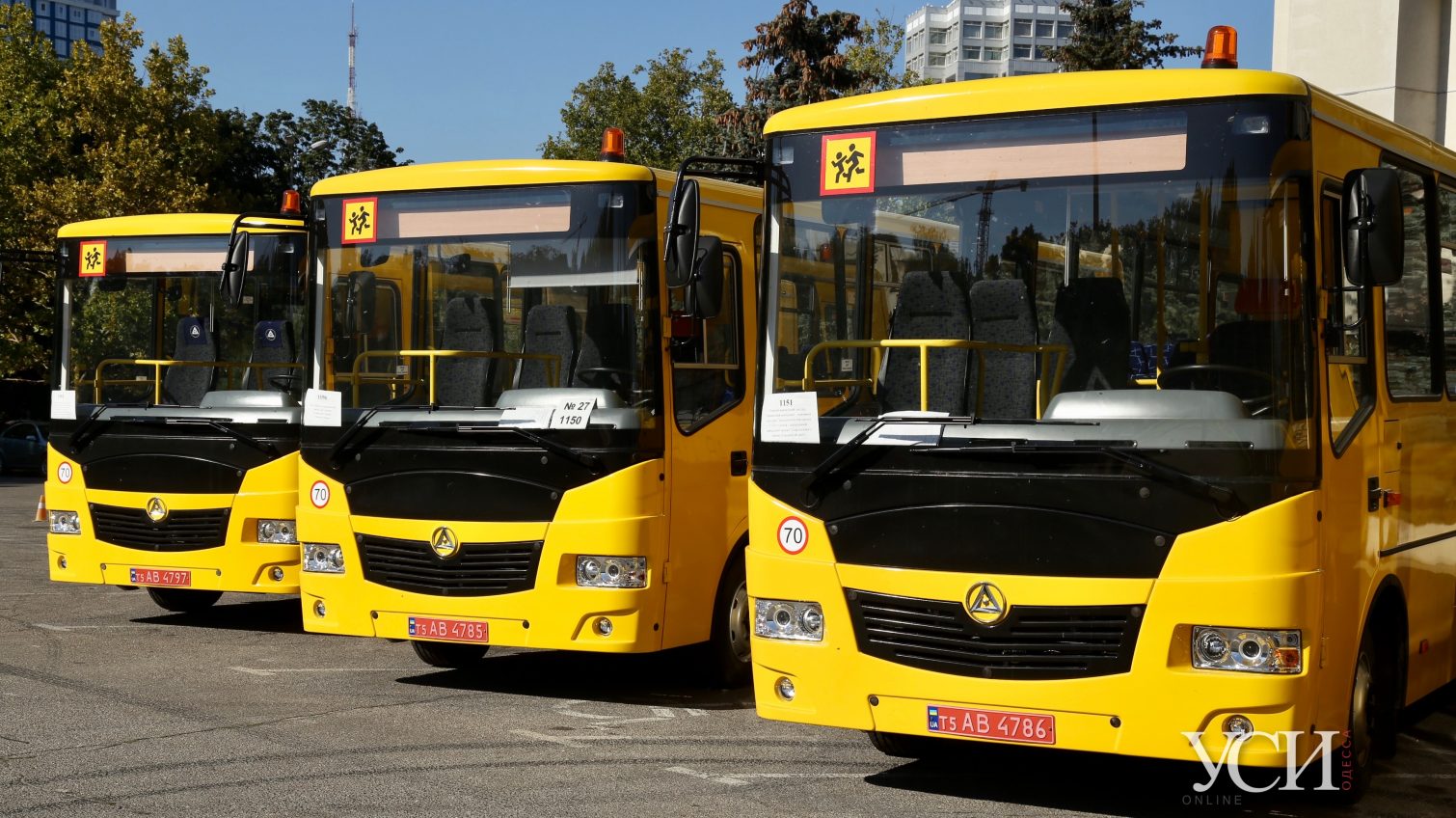 В школы  Одесской области закупили автобусы, которые измеряют температуру (фото) «фото»